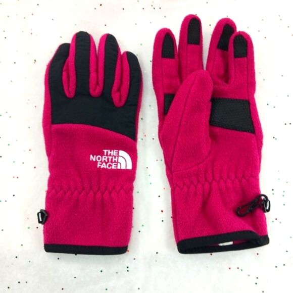 The North Face Woman's E-Tip Fleece Gloves. Size Small. Purple.................. - Picture 1 of 9